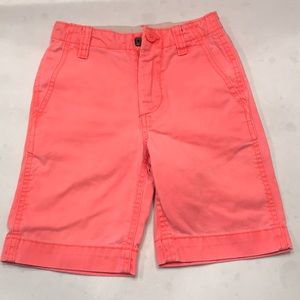 Boys Gap Kids bright salmon chino shorts 6